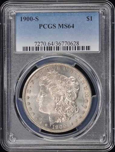 1900-S 1ドル モルガン・ダラー PCGS MS64｜WORLD RESOURCE【QUEEN店】