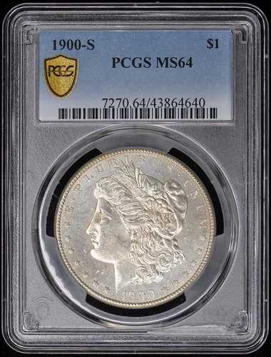 1900-S 1ドル モルガン・ダラー PCGS MS64｜WORLD RESOURCE【QUEEN店】