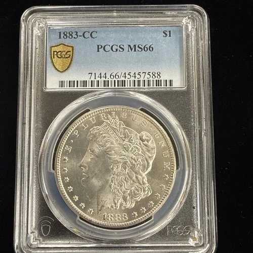 1883年カーソンシティ・モーガン銀貨 PCGS MS66｜WORLD RESOURCE【QUEEN店】