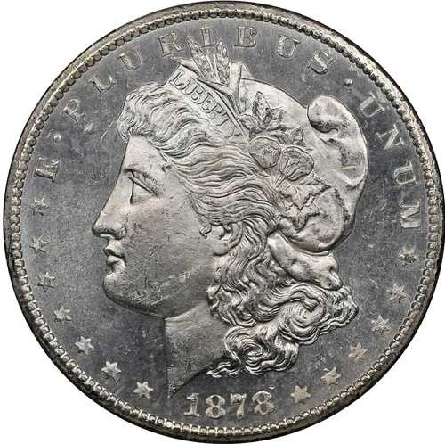 モルガン・シルバー・ダラー 1878-CC GSA NGC MS-63！美しい光沢のあるコインです。｜WORLD RESOURCE【QUEEN店】