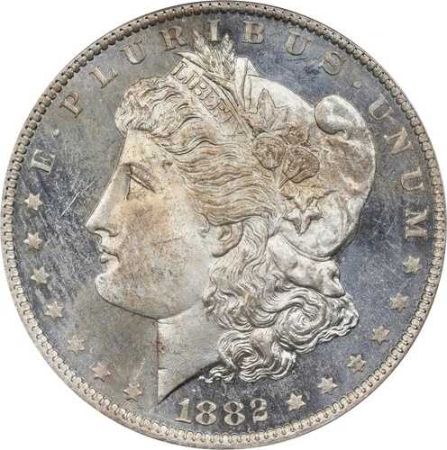 モルガン・ダラー 1882-O PCGS MS-64 ディープミラー プルーフ仕様！オールドグリーン PCGS スラブ！｜WORLD RESOURCE【QUEEN店】