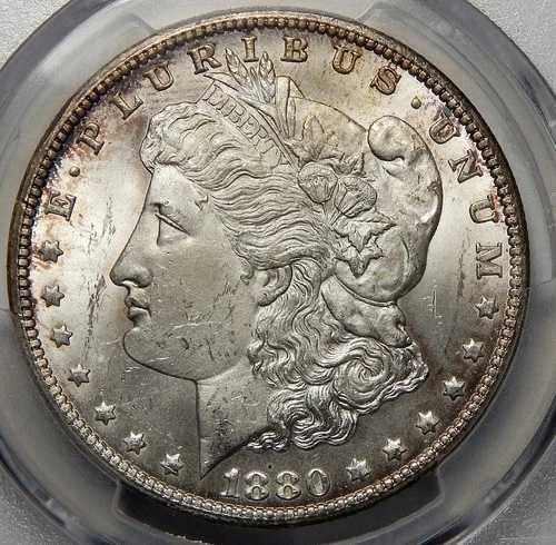 1880/79-CC PCGS MS64 1878年モルガン・ダラーの裏面｜WORLD RESOURCE【QUEEN店】