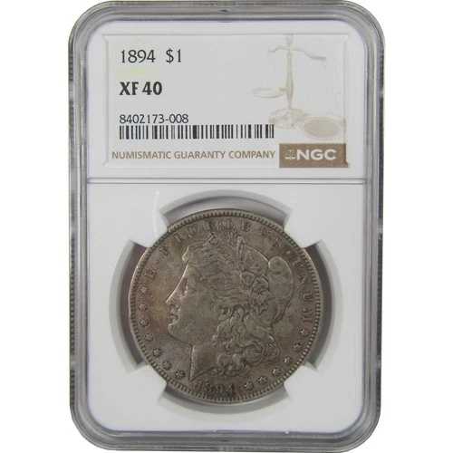 1894年 モルガン・ダラー XF 40 NGC シルバー 1ドルコイン SKU:I23818