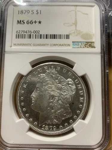 1879 S MS 66+* モルガン銀貨
