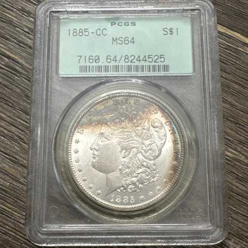 1885-CC PCGS MS64 OGH カーソンシティ、トーン
