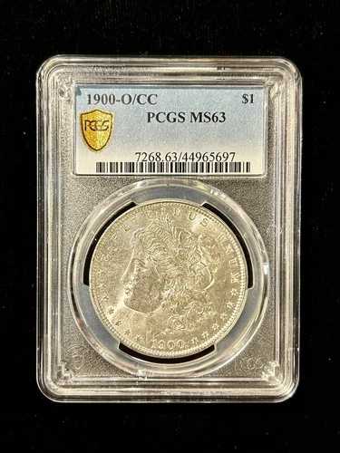 1900 O/CC モルガン オーバーミントマーク PCGS MS63 Vam 7 (Strong)