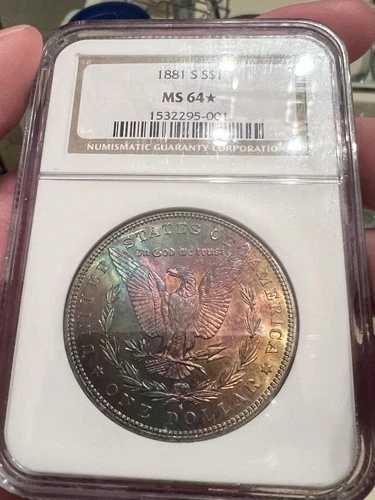 1881 S MS64* NGC モンスタートーン モルガン・ダラー