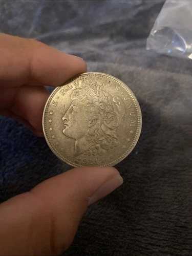 1921年 1ドル モルガン銀貨 ミントマークなし 流通状態 希少