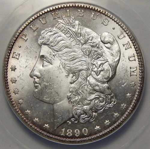 1890-CC ANACS MS63 モルガン・ダラー