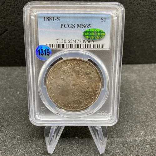 1881-S モーガン銀貨 PCGS MS65 美しいコイン 美しい色調 292,050円