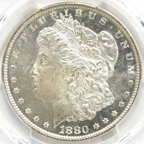 1880年（P）モルガン・ダラー PCGS MS64DMPL