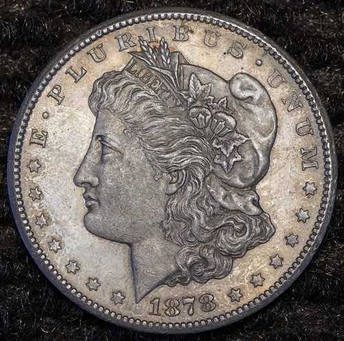 アメリカ モルガン銀貨 1878 CC カーソンシティ ネバダ ワオ!! 自由の女神コイン C6001