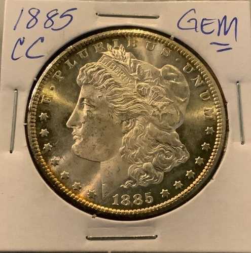 1885年CCモルガン銀貨(BU)。未使用。色調。ほぼ宝石。|WORLD RESOURCE【QUEEN店】