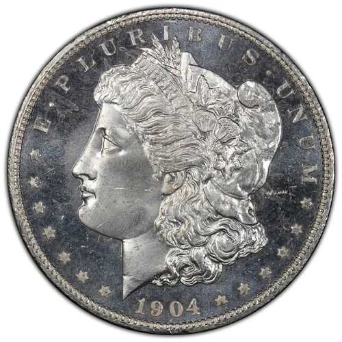 1904-O 1ドル モルガン・ダラー PCGS MS65 DMPL -- ディープミラー&ブラストホワイト 派手な宝石|WORLD RESOURCE【QUEEN店】