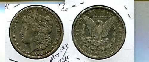 1893 CC モーガン シルバー ドル XF 3860T｜WORLD RESOURCE【QUEEN店】