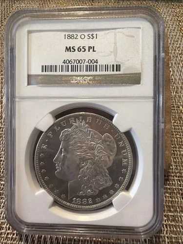 1882-O モーガン ダラー NGC MS-65 PL TOP POP これに似たものを見つけるのは難しいでしょう。|WORLD RESOURCE【QUEEN店】
