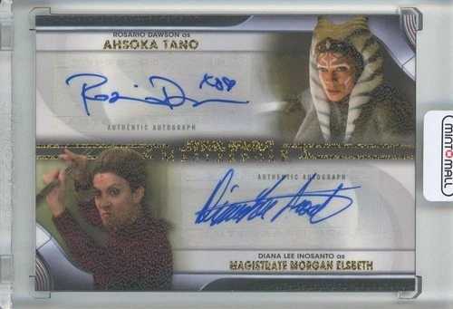 2021 Topps スターウォーズ マスターワーク ダイアナ・リー イノサント ロザリオ・ドーソン デュアル 1/25|WORLD RESOURCE【QUEEN店】