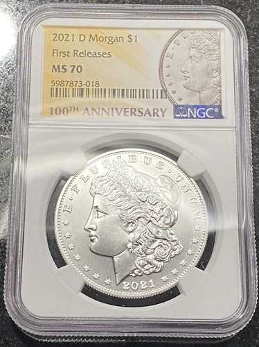 2021 D モルガン シルバー ダラー - プライベートマーク NGC MS70 希少 デンバー FR ~ 初リリース｜WORLD RESOURCE【QUEEN店】