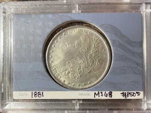 シルバー モーガン 1881年 1ドル ミントマークなし 状態良好｜WORLD RESOURCE【QUEEN店】