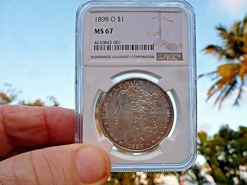 1898-O モルガン・ダラー MS-67 NGC # 4630843-001 による鑑定