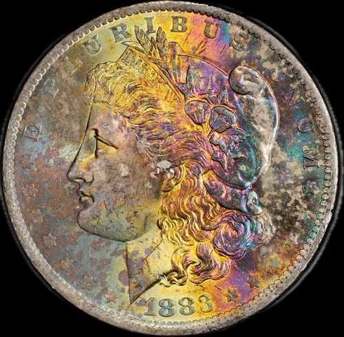 ??1883-O WOW コイン モンスタートナー PCGS MS63 モルガン シルバードル