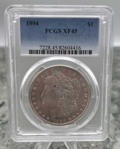 1894年 モルガン銀貨 ? PCGS XF45 ? 主要日付 グレード希少