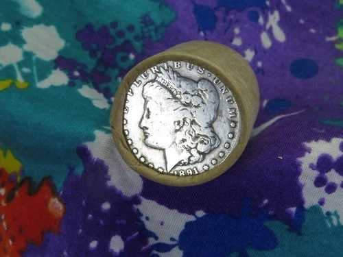 モルガン銀貨20枚ロール 1891年末/1900年末 BIN MM218