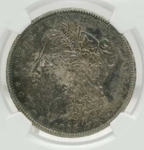 1895-O モルガン銀貨 NGC AU50 - 日付が不明瞭！トーンアップ済み！