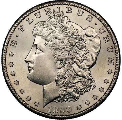 1899-S モーガン ダラー - NGC MS62 - 驚くほど優れた PQ - 外観 MS64+ - 超お買い得!