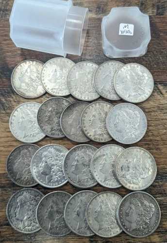 1921年以前の米国モルガン銀貨20枚ロール、Extra Fine+About Unc ~XF-AU~|WORLD RESOURCE【QUEEN店】
