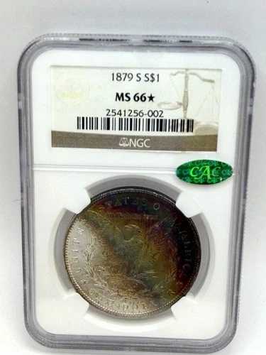 1879-S モルガン銀貨 NGC MS66 STAR CAC ? 魅力的な自然な色合い｜WORLD RESOURCE【QUEEN店】