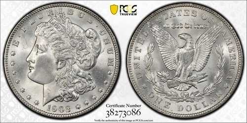 1902年 P モルガン銀貨 PCGS MS-66+ GSA ホード