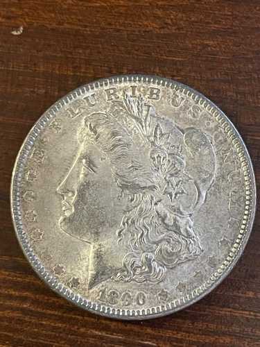 1890年製モルガン1ドル銀貨（未鑑定、未鑑定）