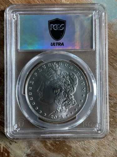 PCGS MS70 モルガン・ダラー 1ドル ウルトラブレイクス インフィニティ ラベル シルバーコイン 2024年 1/10