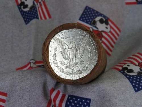 モルガン銀貨20枚ロール 1904年 エンド/CCエンド ビントップ*32