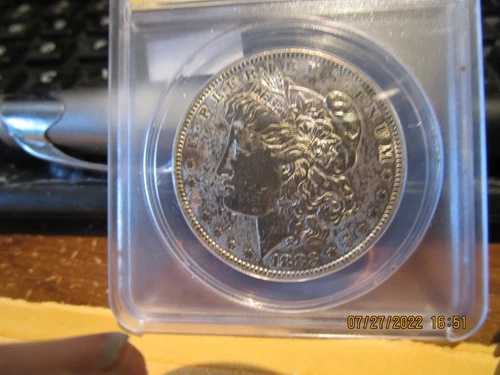 1883 S Anacs Morgan Dollar AU -55 詳細