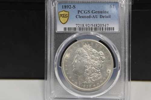 1892年代 モルガン銀貨 PCGS Au 詳細