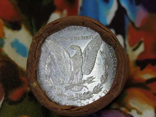 モルガン銀貨20枚ロール 1885年 エンド/CCエンド ビントップ*41