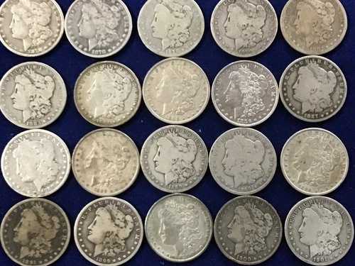 1878-1901年 モルガン銀貨スターターセット 20種類のコイン B0878
