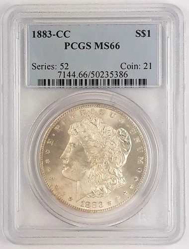 1883年CCモルガン銀貨 ~ PCGS ~ MS66｜WORLD RESOURCE【QUEEN店】