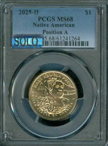 2025 D SACAGAWEA ドル PCGS MS68 POS A MAC SOLO 最高グレード 非常に希少。｜WORLD RESOURCE【QUEEN店】 445,995円