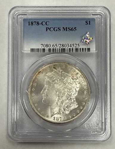 1878 CC モーガン MS65