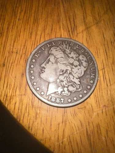 1887年 1ドルモルガン銀貨