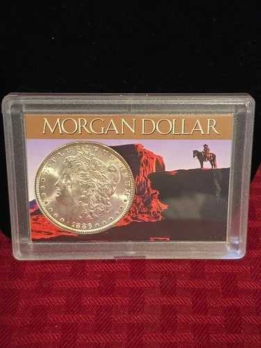 1886年モルガン銀貨1ドル（ケース入り）