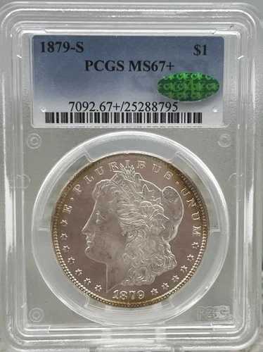 1879-S モルガン・ダラー ? PCGS MS67+ - CAC ? 極上宝石｜WORLD RESOURCE【QUEEN店】