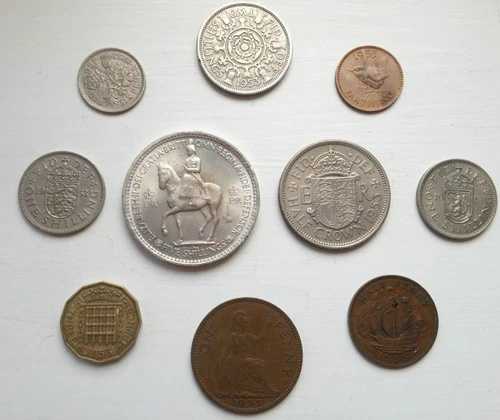 エリザベス2世記念硬貨 1953～1967年セット：英国送料無料