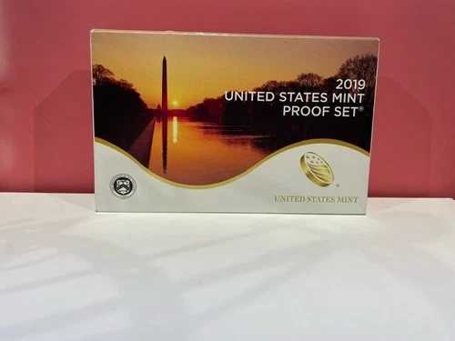 2019-S 米国造幣局プルーフコインセット - 箱と品質証明書付きコイン10枚 30,030円