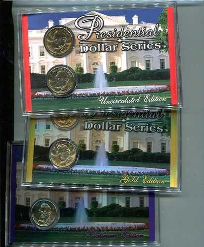 2011年 アメリカ大統領 P&D 24枚セット プラチナ レギュラー＆ゴールド ホルダー付き