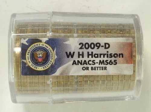 2009-D 未開封 20枚セット ウィリアム・H・ハリソン大統領記念 $1-ANACS MS65以上