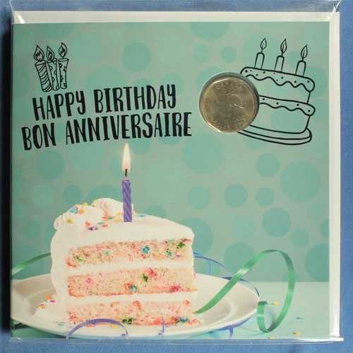カナダ 2018 - 誕生日ギフトセット - 特別な誕生日ルーニー（1ドル） 35,035円